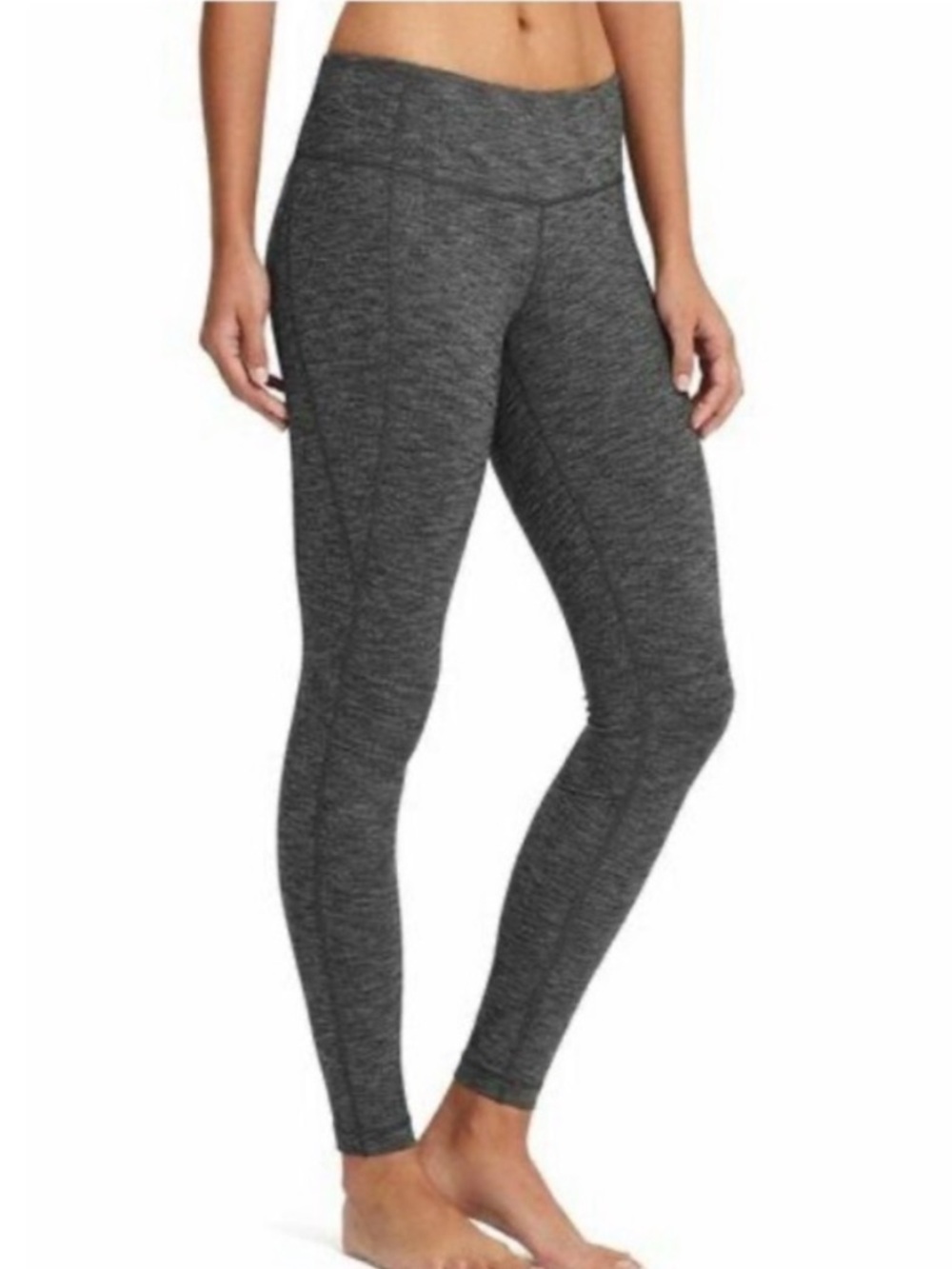 Athleta Revelation Heathered Gray Performance Leggings